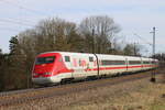 401 512 war am 30.03.2018 als ICE704 unterwegs und konnte hier bei Felsheim fotografiert werden.