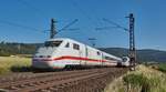 ICE 401 011-2   Nürnberg  ist am 20.06.2018 in Richtung Fulda bei Reilos unterwgegs.