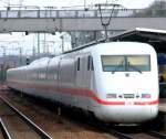 ICE 91 am 31.03.2007 bei der Ausfahrt aus Plattling.