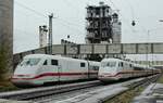 Wegen Bauartbeiten im Ulmer Hauptbahnhof (Anbindung der Neubaustrecke Stuttgart - Ulm an die Fernbahngleise) werden die ICE vom 25.10.