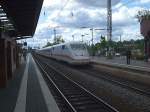 ICE auf der Fahrt nach Hannover.