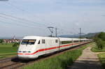401 053-4  Neumünster  als ICE 591 (Hamburg Altona-München Hbf) bei Kuchen 23.5.19