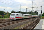 401 561-6 (Tz 161  Bebra ) als ICE 696 (Linie 11) von Karlsruhe Hbf nach Kiel Hbf durchfährt den Bahnhof Büchen auf Gleis 3.