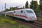 401 553-3  Neumünster  fährt am 25.08.2019 als ICE701 von Berlin Hauptbahnhof (tief) nach München Hauptbahnhof in Berlin Südkreuz ein.