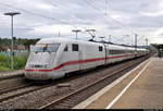 401 506-1 (Tz 106  Itzehoe ) als ICE 598 (Linie 11) von München Hbf nach Berlin Gesundbrunnen durchfährt den Bahnhof Stuttgart-Zuffenhausen auf Gleis 6.