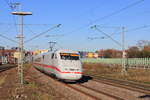 Unbekannter 401 am 26.11.2020 durch Stuttgart-Zuffenhausen gen Hbf fahrend. 