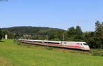401 058-3 als ICE 373 (Berlin Ostbahnhof-Basel SBB) bei Wirtheim 18.7.21