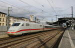 DB 401 054-2  Flensburg  als ICE 930 von Berlin Gesundbrunnen nach Frankfurt (M) Hbf, am 20.02.2023 in Erfurt Hbf.