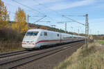 ICE 401 051-8 (Frankenthal/Pfalz) ist am 05.11.2025 auf dem Weg in Richtung Frankfurt/M. Hbf gesehen bei Kerzell.