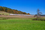 ICE 788 (München Hbf - Hamburg-Altona) bei Oberdachstetten, 24.10.2021