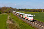401 070-8; ICE 1 bei Gessel von Bremen nach Osnabr�ck. 26.4.26