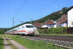 DB 401 018-7 als ICE 932  PF�LZER WALD  von Saarbr�cken Hbf nach Ostseebad Binz, am 26.05.2026 in Ludwigsau-Friedlos.