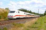 DB Fernverkehr ICE1 (401 xxx) am 29.08.26 in Hanau Rauschwald
