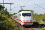 DB ICE 1 (401 009-6) kommt als Umleiter durch Herten-Westerholt gefahren 26.9.2026