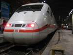 Ein ICE1 hat sich zum Fahrplanwechsel aus Hamburg kommend nach Leipzig Hbf verirrt