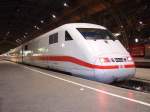 Tz59  Bad Oldesloe  bernahm am 09.12.2007, zum ersten Tag des neuen Fahrplans, den ICE 909 von Hamburg Altona nach Leipzig Hbf in Leipzig Hbf.