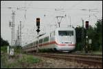 Ein ICE-1 ist auf dem Weg nach Mnchen Hbf. Aufgenommen bei Reichertshofen im Juli 2008.