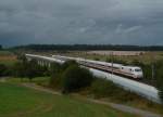 ICE 1 als ICE 974 Stuttgart Hbf - Kiel Hbf auf der 746 m langen Bauerbach-Talbrcke.