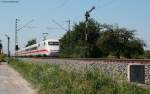 401 590-5 als ICE 375 (Berlin Ostbahnhof-Interlaken Ost)an der Bk Basheide 24.8.09