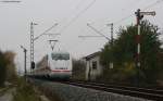 401 083-1 als ICE 374 (Interlaken Ost-Berlin Ostbahnhof) an der Bk Basheide 29.10.09