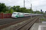 Der Werder Pokalexpress Berlin 2010 aus Berlin in Richtung Bremen nur ohne den DFB-Pokal an Bord in Rathenow. 16.05.2010