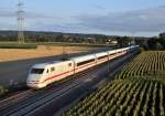 DB Fernverkehr Tz 165 (401 065/565) als ICE 1024 Frankfurt (Main) Hbf - Hamburg-Altona (Marl, NI, 21.07.12)