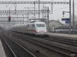 DB - ICE einfahrt im Bahnhof Liestal am 13.01.2013