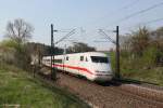 401 556 am 25.04.2013 bei Felsheim.