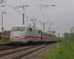 401 082-3  Rdesheim am Rhein  bei der Ausfahrt aus der Baustelle in Kenzingen. (02.05.2013)