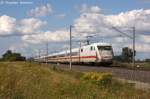 401 004-7  Mhldorf a.Inn  als ICE 692 von Mnchen Hbf nach Berlin Hbf (tief) in Vietznitz. 20.08.2013