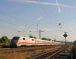 DB 401 510-3  Gelsenkirchen  als umgeleiteter ICE 279 von Berlin Hbf (tief) nach Basel SBB, am 07.09.2013 in Naumburg (S) Hbf.