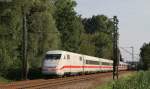 401 087-2  Fulda  als ICE 272 (Zürich HB-Hamburg Altona) bei Riegel 1.8.14