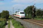 401 074-0  Zürich  an der Bk Basheide bei Rheinstetten, 06.09.2014.