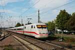 Nachschuss auf 401 084-9  Bruchsal  am 17.04.2014 in Müllheim (Baden) als ICE 274 (Basel SBB - Berlin Ostbahnhof).