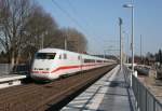401 xxx als ICE 880 (Mnchen Hbf–Hamburg-Altona) am 22.03.2012 in Radbruch