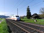 DB - ICE von Interlaken Ost nach Basel - Frankfurt unterwegs bei Bettenhausen am 19.04.2015