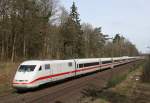 401 555 als ICE 789 (Hamburg-Altona–Mnchen Hbf) am 12.04.2015 in Unterl