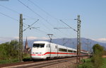 401 002-1 als ICE 274 (Basel SBB-Berlin Hbf(Tief)) bei Köndringen 19.4.16