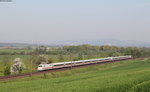 401 084-9  Bruchsal  als ICE 73 (Kiel Hbf-Zürich HB) bei Honstedt 6.5.16