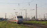 DB 401 520-2  Lüneburg  als umgeleiteter ICE 874 von Karlsruhe Hbf nach Berlin Hbf (tief), am 22.08.2013 in Großkorbetha.