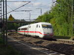 Baureihe 401 gesichtet am Bahnhof in Hagenbüchach, die sich auf dem Weg nach Würzburg machte.