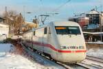 DB ICE 401 587 in Wuppertal, Januar 2026.