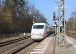 DB 401 068-2  Crailsheim  als ICE 1558 von Dresden Hbf nach Frankfurt (M) Hbf, am 22.03.2026 in Erfurt-Bischleben.