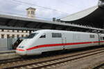 DB 401 575-6 als ICE 2511 von Frankfurt (M) Hbf nach Dresden Hbf, am 03.04.2026 in Erfurt Hbf.
