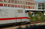 Ein wenig anders: 401 068 am 21.06.08 als ICE 109 nach Innsbruck am Heimeranplatz