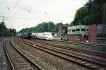 401 578-0 bei der Einfahrt in Coburg zum Bahnhoffest.