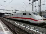 DB - ICE 401 079-9 im Hauptbahnhof von Zrich am 20.02.2009