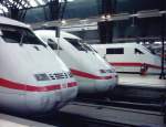 ICE-1 (401), ICE-1 (401), und ICE-2 (402)in frankfurt Main Hauptbahnhof..