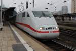 Bild 008:
Am 24.01.2015 war ICE-Tz 0170 als ICE 71 von Hamburg nach Basel unterwegs. Hier zu sehen ist der  zählende Kopf  401 070-8 beim Halt in Frankfurt Hbf