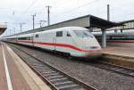 Bild 072:  Am 25.05.2015 steht der ICE-Triebkopf 401 013-7, welcher der  zählende Kopf  des ICE-Tz 0113  Frankenthal/Pfalz  ist, in Dortmund Hbf.